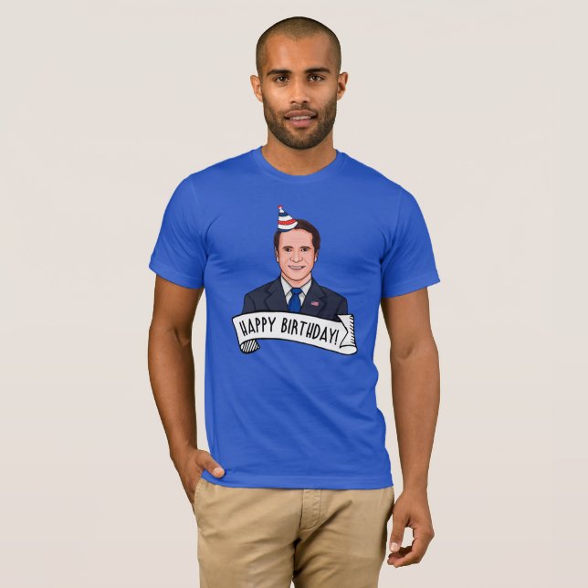 Camiseta Feliz cumpleaños de Andrew Cuomo (Anverso completo)