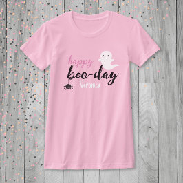 Camiseta Feliz cumpleaños de Halloween de Boo Day