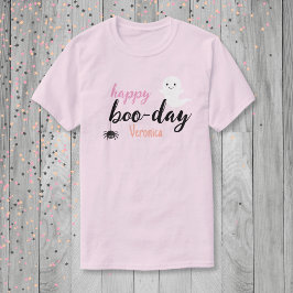 Camiseta Feliz cumpleaños de Halloween de Boo Day