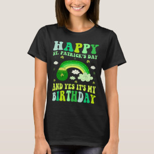 Camiseta Feliz Cumpleaños Día de San Patricio Mujeres de Sa