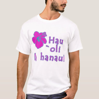 Camiseta Feliz cumpleaños en Hawaiian