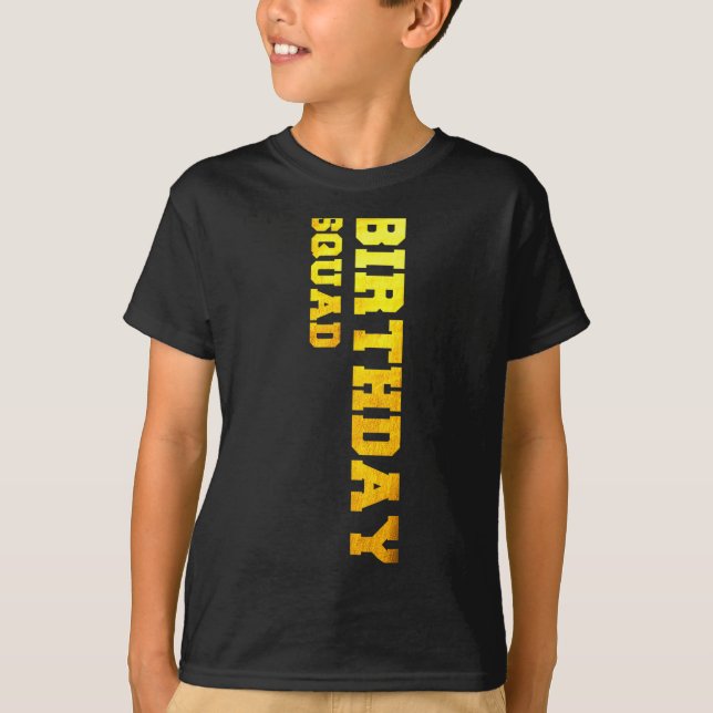 Camiseta Feliz cumpleaños equipo  (Anverso)