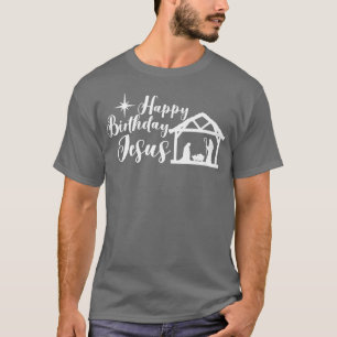 Camiseta Feliz cumpleaños, feriado de los Navidades Jesús