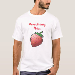 Camiseta Feliz Cumpleaños Fresa