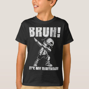Camiseta Feliz Cumpleaños Hermano Es Mi Cumpleaños Dabbing
