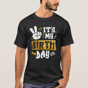 Camiseta Feliz cumpleaños Hip Hop para Chica de niños es mi