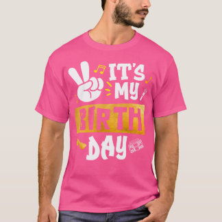 Camiseta Feliz Cumpleaños Hip Hop Tshirt Para Boy Chica Es