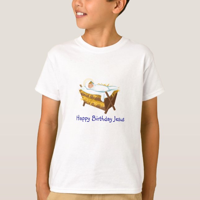 Camiseta Feliz cumpleaños Jesús (Anverso)
