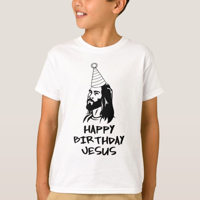 Camiseta Feliz cumpleaños Jesús (Anverso)