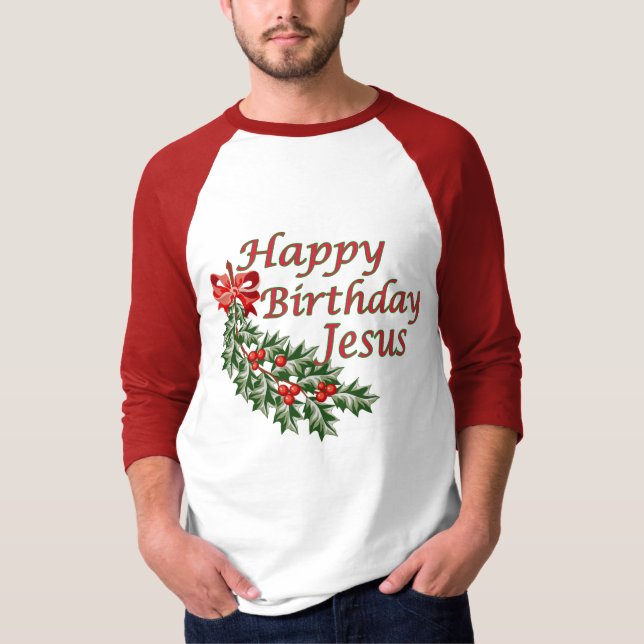 Camiseta Feliz cumpleaños Jesús (Anverso)