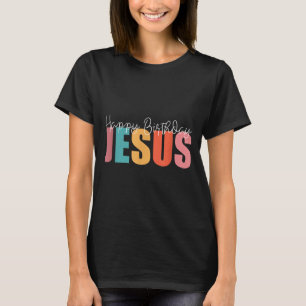 Camiseta Feliz cumpleaños jesus navidad ester 40%png