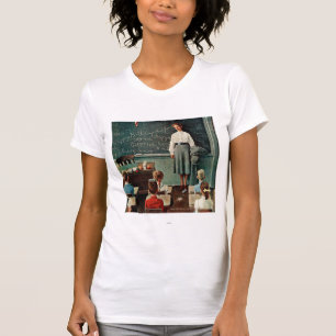 Camiseta Feliz cumpleaños, Miss Jones por Norman Rockwell