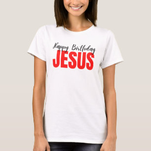 Camiseta Feliz cumpleaños, Navidades de Jesús