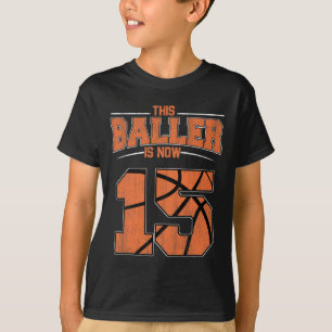 Camiseta Feliz cumpleaños niños de 15 años de Bysketbyll Qu