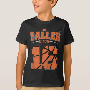Camiseta Feliz cumpleaños niños de 16 años de básquetbol di