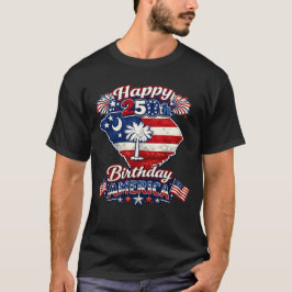Camiseta Feliz cumpleaños número 250 América Estado de Caro