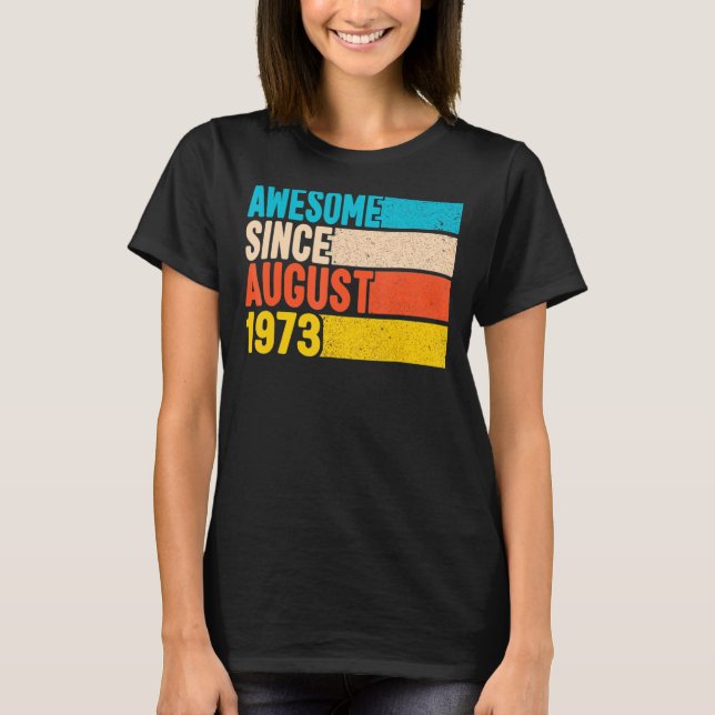Camiseta Feliz cumpleaños número 50 desde Augu (Anverso)