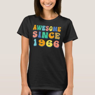 Camiseta Feliz cumpleaños número 56 desde 1966