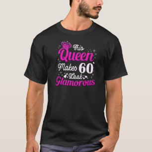 Camiseta Feliz cumpleaños número 60 a los 60 años.