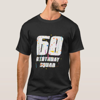Camiseta Feliz cumpleaños número 60, feliz cumpleaños númer