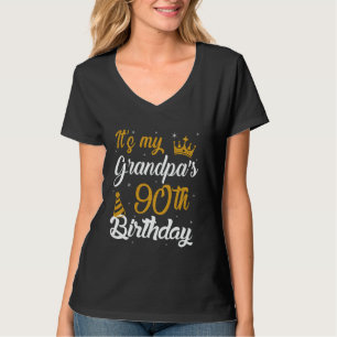 Camiseta Feliz Cumpleaños número 90 de mi abuelo 1935 90 Añ