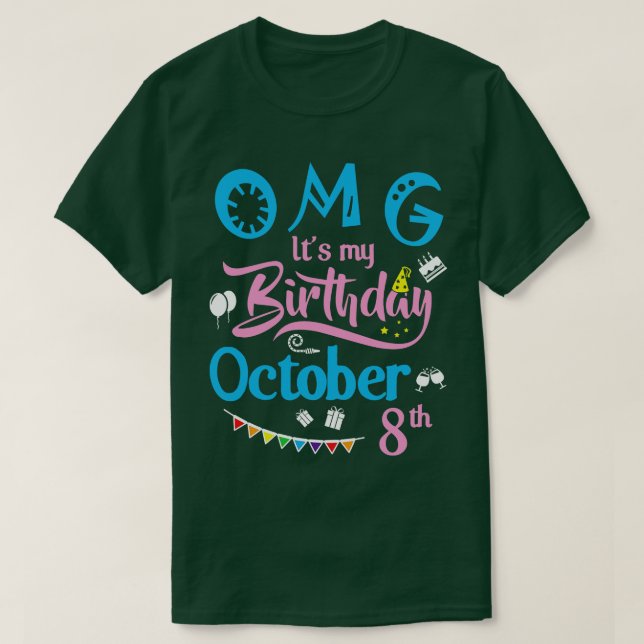 Camiseta Feliz Cumpleaños Para Mí, Mamá Papá Hermana (Diseño del anverso)