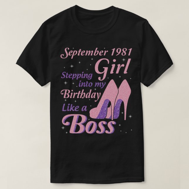 Camiseta Feliz Cumpleaños Para Mí Que Naciste En Septiembre (Diseño del anverso)