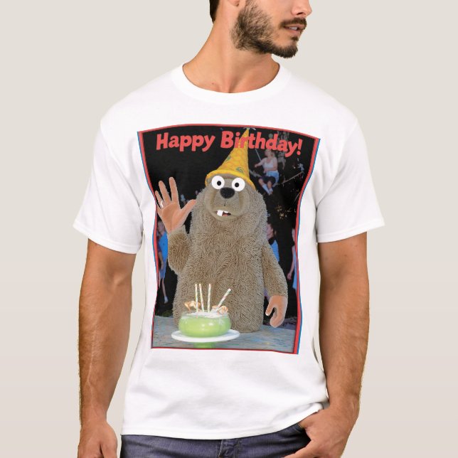 Camiseta Feliz cumpleaños para ti (Anverso)