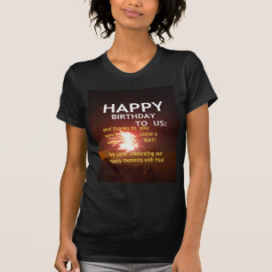 Camiseta Feliz cumpleaños para ti