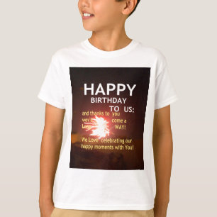 Camiseta Feliz cumpleaños para ti