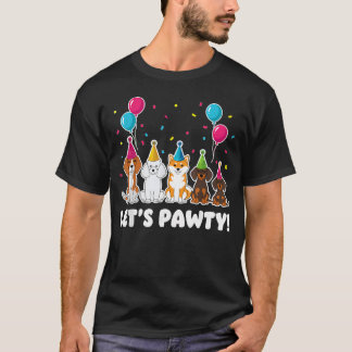 Camiseta Feliz Cumpleaños Perro Para Amantes de Mascotas Pe