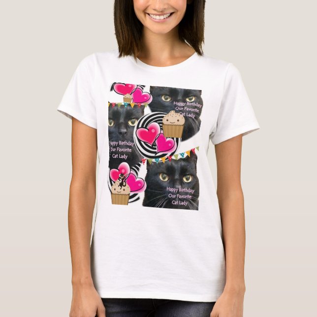 Camiseta Feliz cumpleaños, señorita T-Shirt (Anverso)