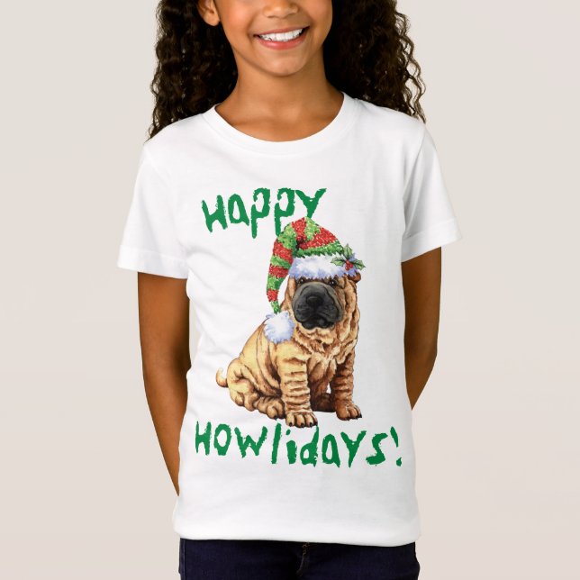 Camiseta Feliz cumpleaños Shar-Pei (Anverso)