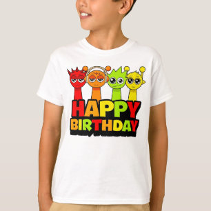Camiseta Feliz Cumpleaños Sprunki - Simon Oren Raddy