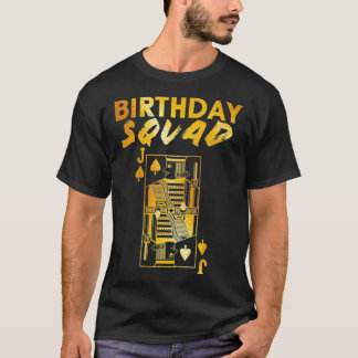 Camiseta Feliz cumpleaños Squad Jack Poker Mejor Fiesta Gol