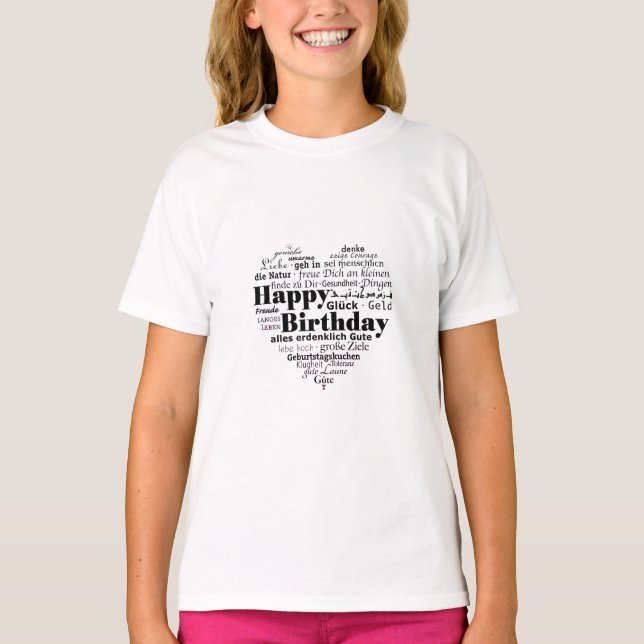 Camiseta Feliz cumpleaños Tee (Anverso)