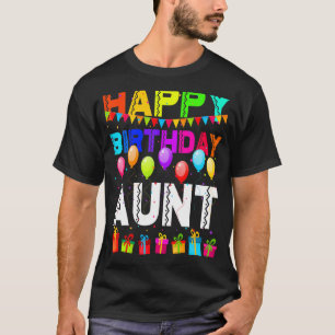 Camiseta Feliz cumpleaños tía Guay Cumpleaños Funny Mating