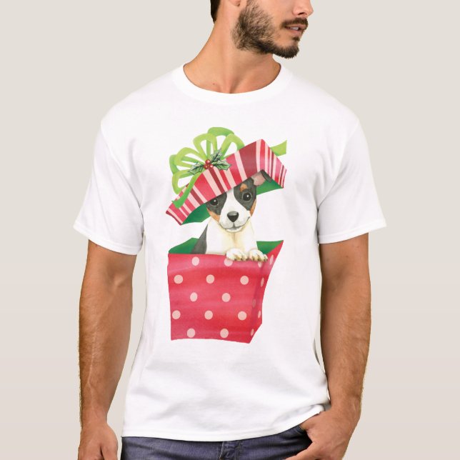 Camiseta Feliz cumpleaños Toy Fox Terrier (Anverso)