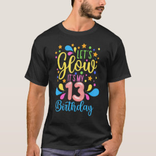 Camiseta Feliz cumpleaños, vamos a brillar Fiesta es mi déc