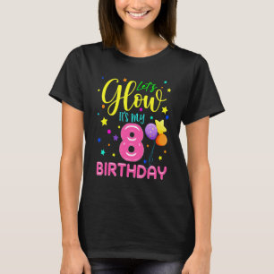 Camiseta Feliz cumpleaños, vamos a brillar Fiesta es mi oct