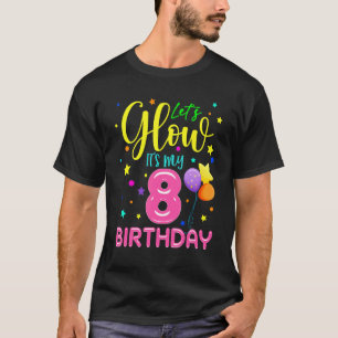 Camiseta Feliz cumpleaños, vamos a brillar Fiesta es mi oct