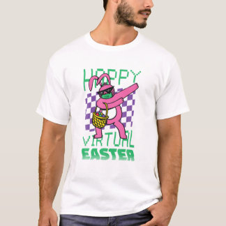 Camiseta Feliz cumpleaños virtual de Pascua 2022