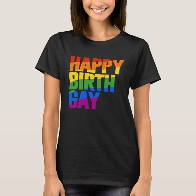 Camiseta Feliz Cumplegay (Anverso)