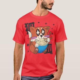 Camiseta Feliz De Comer Ramen Estilo Japonés Kawaii Anime P