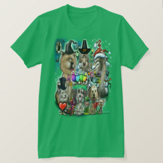 Camiseta feliz de feriados
