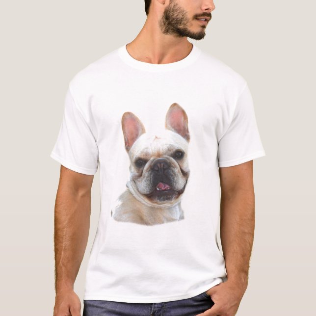 Camiseta feliz de Frenchie (Anverso)