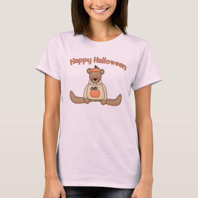 Camiseta feliz de Halloween (Anverso)