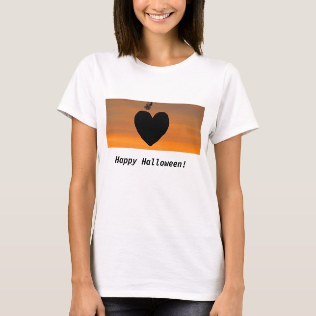 Camiseta feliz de Halloween (Anverso)