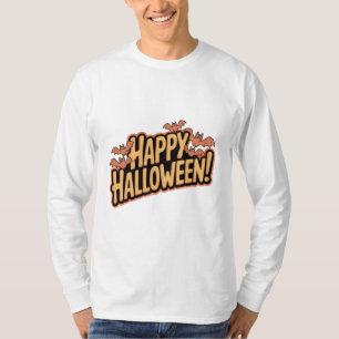 Camiseta feliz de Halloween con murciélagos Person