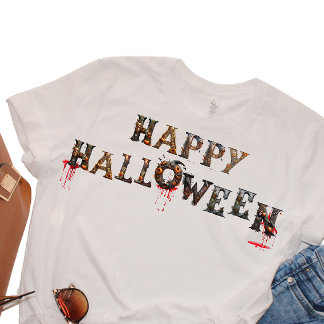 Camiseta feliz de Halloween de Posh Little Finds